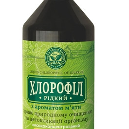 Хлорофіл рідкий м'ята р-н д/перор заст 490мл фл