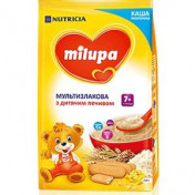 Мілупа каша мол.210г мультизл.з дитячим печивом NEW /1161