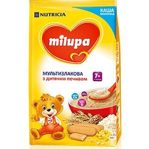 Мілупа каша мол.210г мультизл.з дитячим печивом NEW /1161