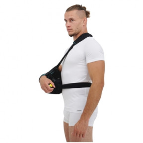 Бандаж (шина) для руки з відведенням (чорний) р.2