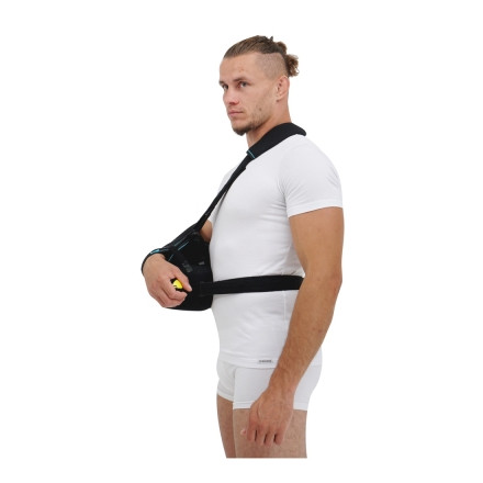 Бандаж (шина) для руки з відведенням (чорний) р.2