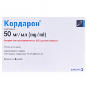 Кордарон амп. 150мг 3мл №6