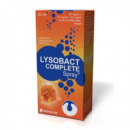 Лісобакт компліт спрей оромукоз., р-н по 30 мл у флак. з насос.-розпил. та аплік.