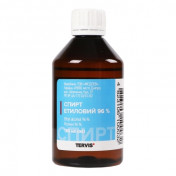 Спирт етиловий 96%, розчин по 100 мл у флаконах