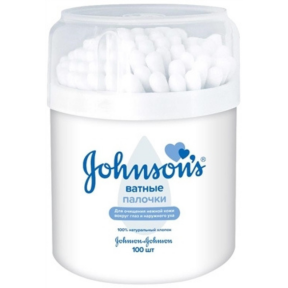 Джонсон і Дж палички ватні стакан 100 шт