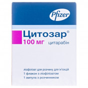 Цитозар пор.д/ін.100мг №1
