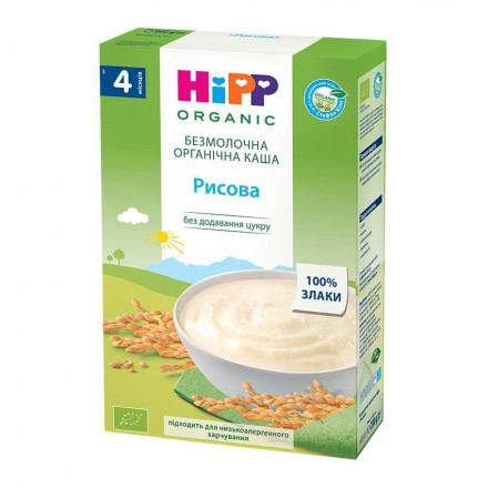 HiPP безмол.каша рисова 200г