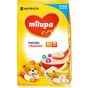 Мілупа каша мол.210г рис.з бананом /0027