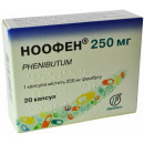 Ноофен капсули по 250 мг, 20 шт.