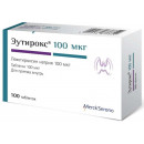Еутірокс пігулки по 100 мкг, 100 шт.