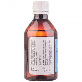 Перекис водню розчин для зовнішнього застосування 3%, 100 мл - ДКП Фармацевтична фабрика