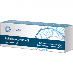 Тобринекст комбі мазь оч. 5г