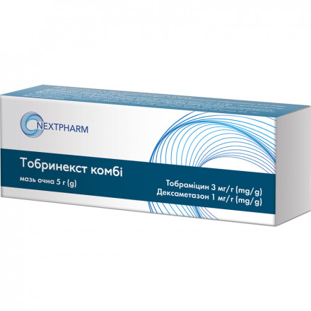 Тобринекст комбі мазь оч. 5г
