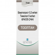 Тізоптан краплі для очей, 3 мл