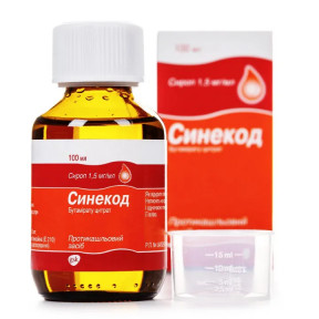 Синекод сироп від кашлю по 1,5 мг/мл, 100 мл