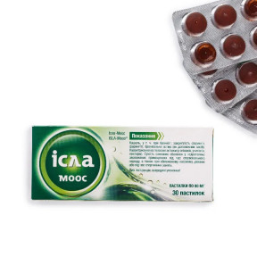 Ісла-Моос пастилка 80 мг N30