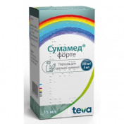 Сумамед форте порошок для оральної суспензії 200 мг/5 мл, 15 мл