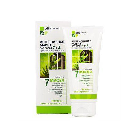Маска інтенсивна проти випадіння волосся 7 в 1, 200 мл Elfa