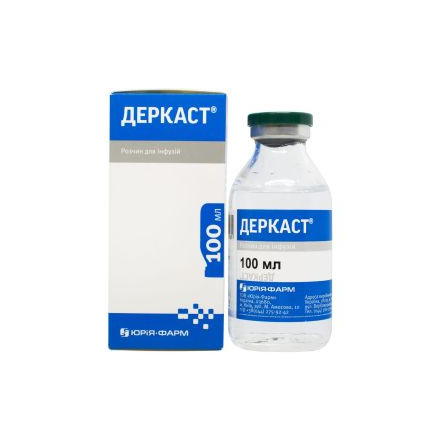 Деркаст 100 мл розчин для ін'єкцій