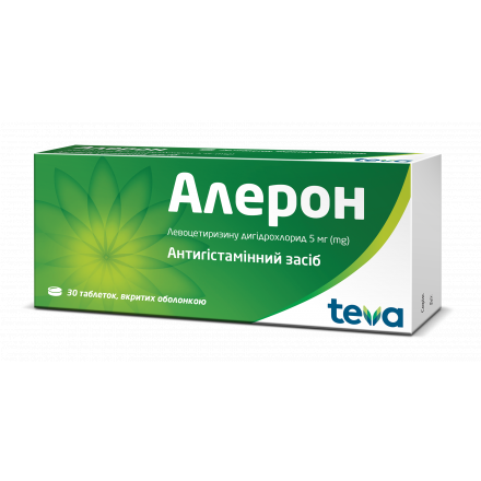 Алерон таблетки по 5 мг, 30 шт.