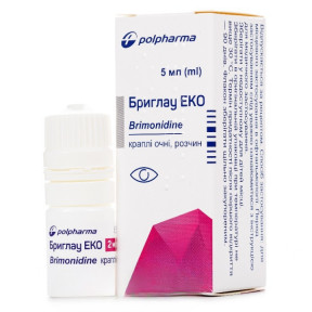 Бриглау Еко краплі для очей, 2 мг/мл, 5 мл