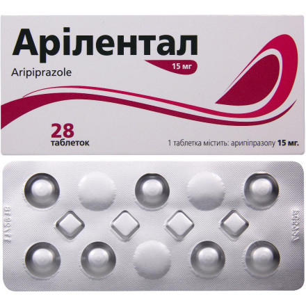 Арилентал 15 мг №28 таблетки