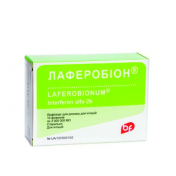 Лаферобіон ліофілізат для розчину для ін'єкцій по 3 000 000 МО в флаконах, 10 шт.