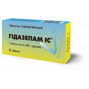 Гідазепам IC таблетки сублінгвальні по 50 мг, 10 шт.