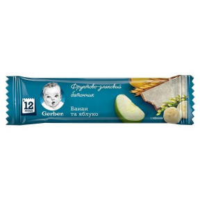 Гербер батончик Банан/Яблуко 25г