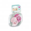 Пустушка силіконова динамічна Lovi Folky, 22/841girl, 0-3 місяці, 2 шт