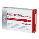 Бісептол таблетки по 400/80 мг, 14 шт.