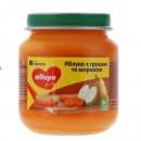 Мілупа пюре Яблуко Груша Морква 125г /1418