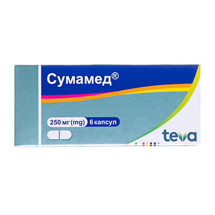 Сумамед капс.250мг №6