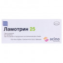 Ламотрин таблетки по 25 мг, 30 шт.