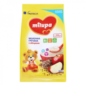 Мілупа каша мол.210г греч/яблуко /4754