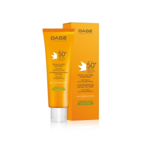 Babe Laboratorios сонцезахисний  крем для жирної шкіри обличчя spf 50+ 50 мл