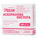 Аскорбінова кислота розчин 100 мг/мл, по 2 мл, 10 шт.