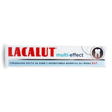 Зубна паста Lakalut Multi-Effekt 5в1 (Лакалут Мульти-Ефект 5в1), 75 мл