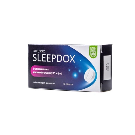 Сліпдокс табл. 15мг №30 Баум Фарм