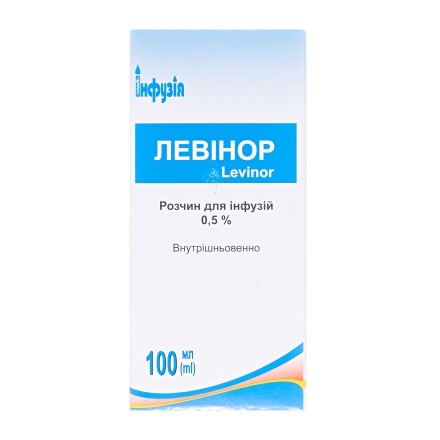Левінор р-н д/інф.0.5% 100мл*