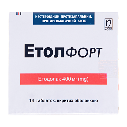 Етол форт табл.400мг №14