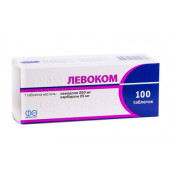 Левоком таблетки от болезни Паркинсона по 250 мг/25 мг, 100 шт.