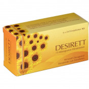 Дезіретт таблетки для пероральної контрацепції по 0.075 мг, 28 шт.