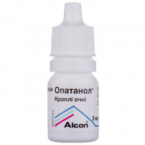 Опатанол краплі для очей 0,1%, 5 мл