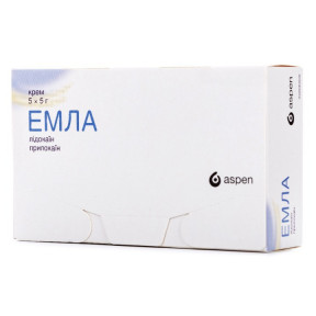 Эмла крем по 5 г в тубе, 5 шт.