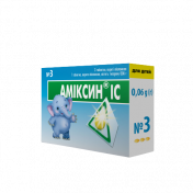 Аміксин IC таблетки по 0,06 г, 3 шт.