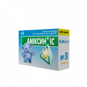 Аміксин IC таблетки по 0,06 г, 3 шт.