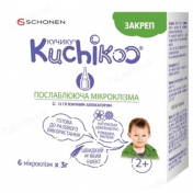 Кучику® закреп, послаблююча мікроклізма 3 г №6