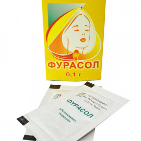 Фурасол порошок для полоскання порожнини рота, 15 шт.