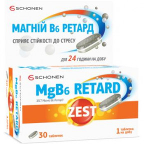 Зест Антистресс MgB6 Ретард табл.№30